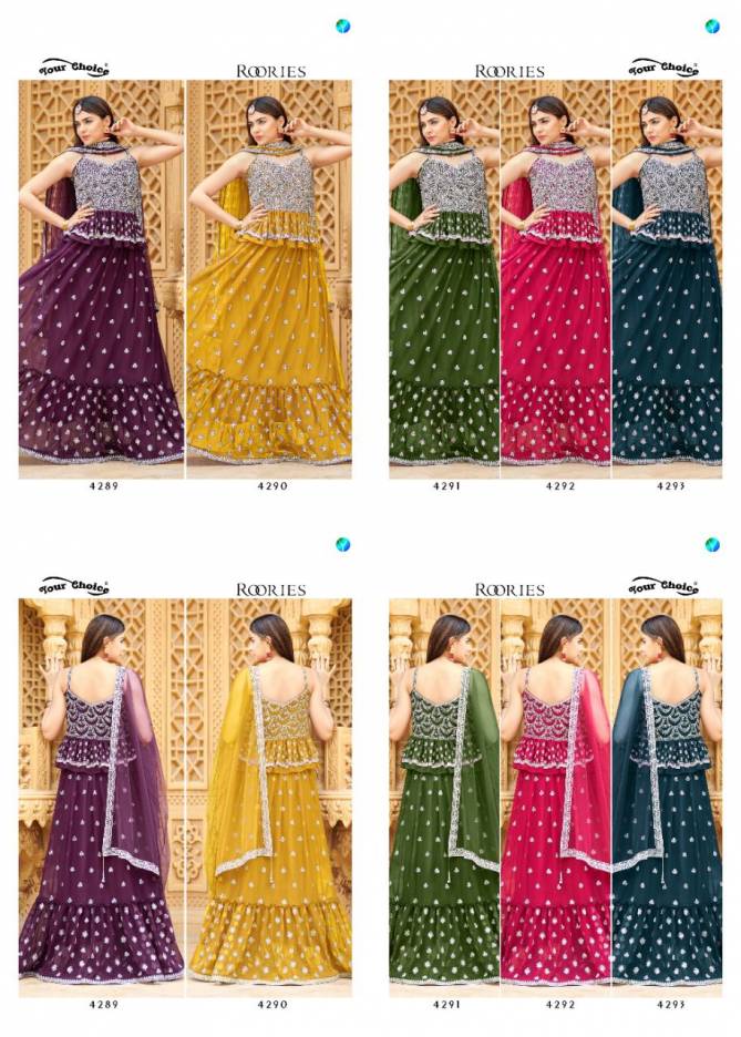 Your Choice Roories Wedding Wear Georgette Embroidery Salwar Suits Collection